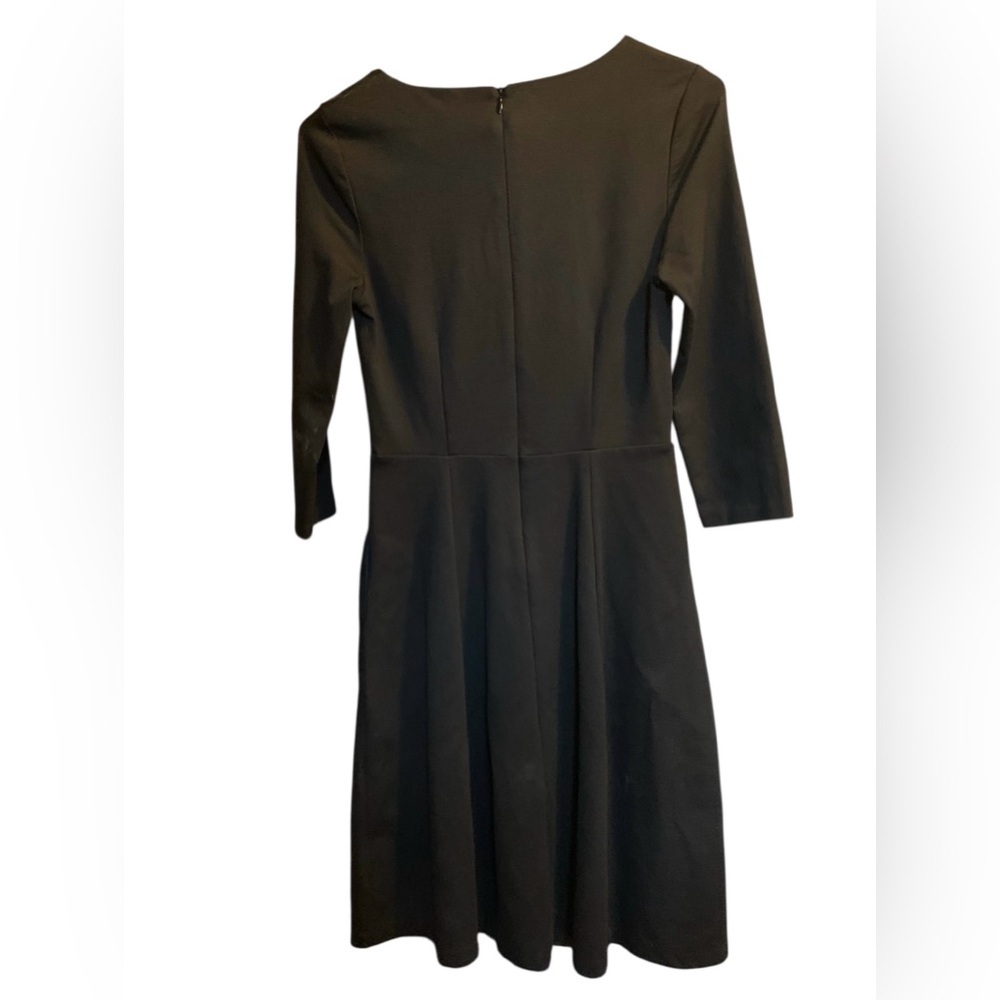 Boden Black Jersey Dress Size 6 3/4 Sleeve A-Line
Scoop Neck Classic Workwear - Picture 2 of 4